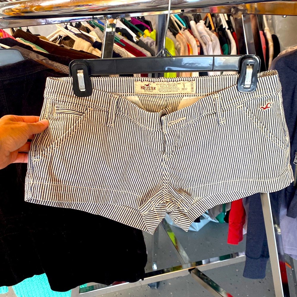 Hollister striped shorts